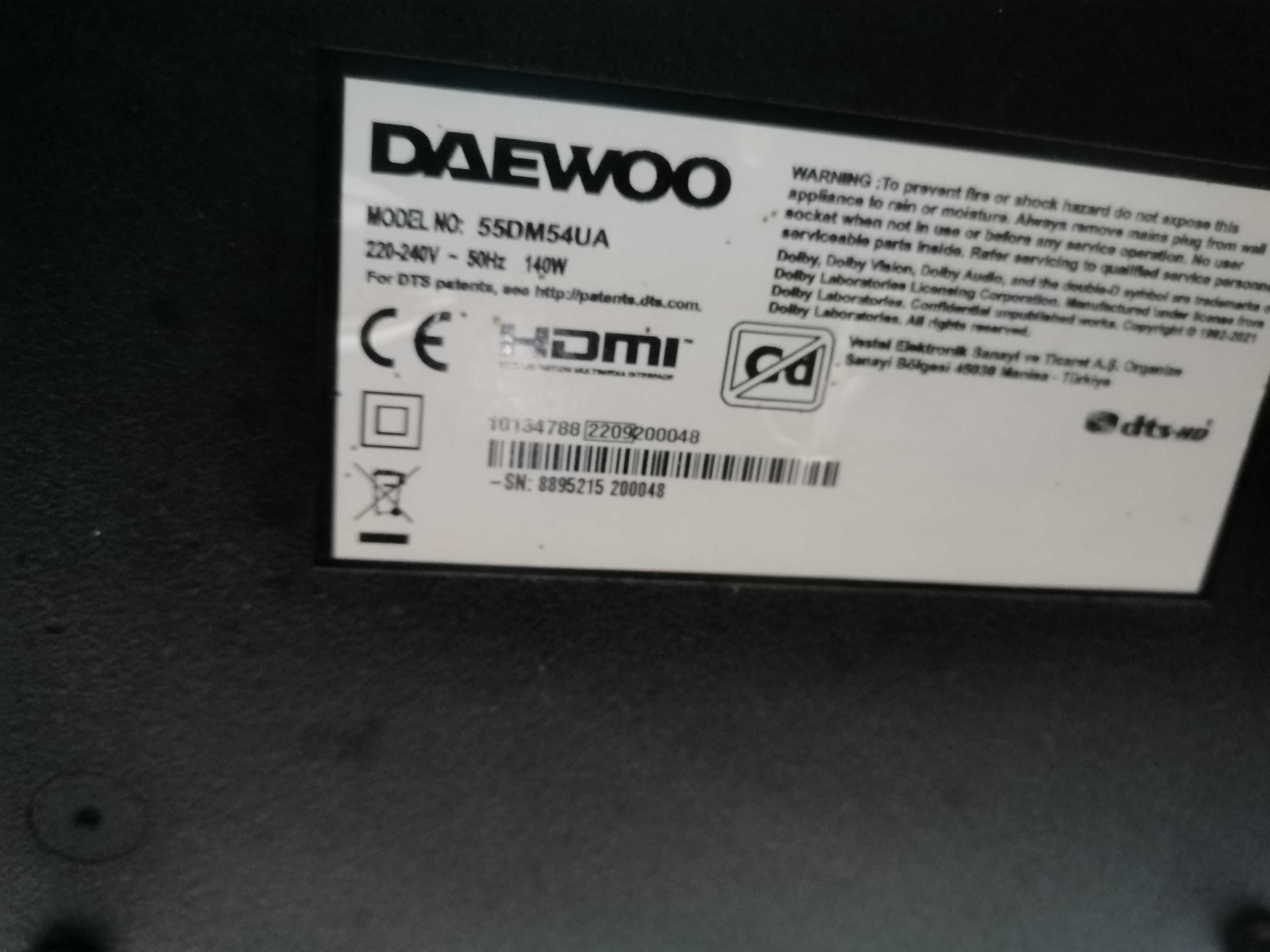 Смарт телевизор Daewoo 55DM54UA