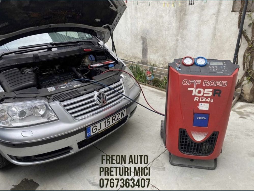 Incarcare Freon,Climatizare Auto 1234YF și R134 A