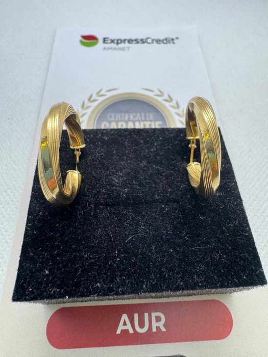 Cercei din aur 14k (67322.1/ 10 Pacurari 1) Garantie 2 ani!