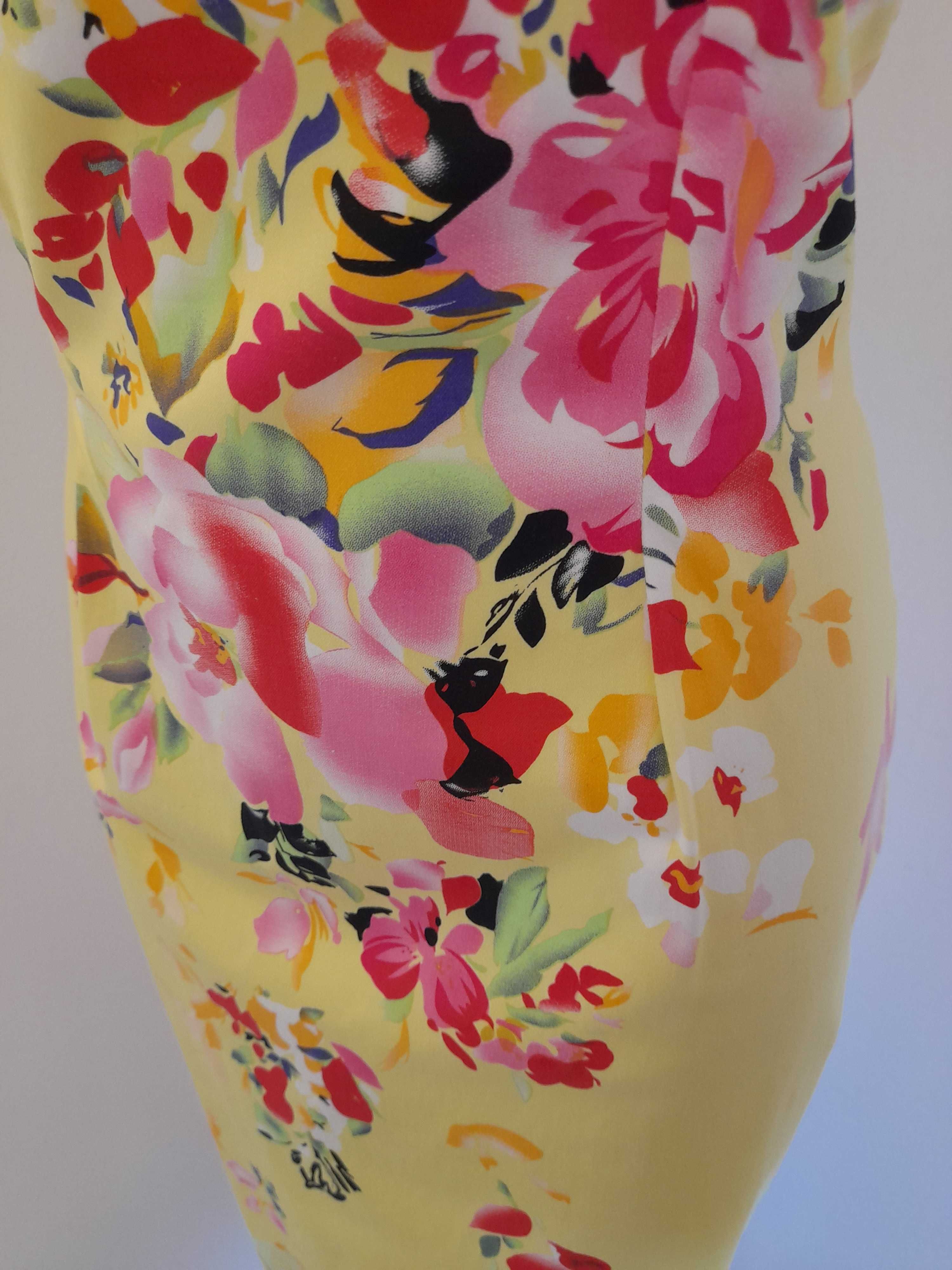 Rochie lemon floral de la The Pretty Dress Company 38-40 (UK12)