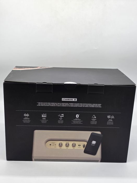 Boxa Bluetooth Marshall Stanmore III, Speaker Cream, SIGILATA