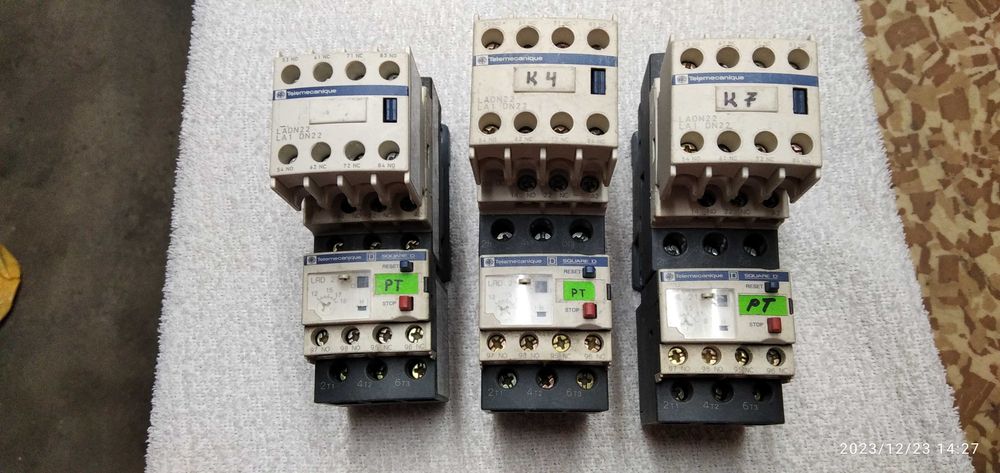 Моторни защити и контактори