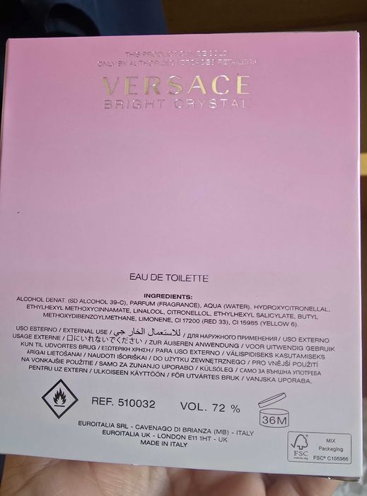 Versace - bright crystal 90 ml
