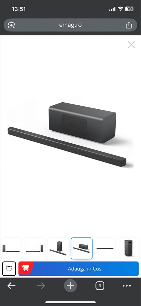 Soundbar philips tab6309/10 320w
