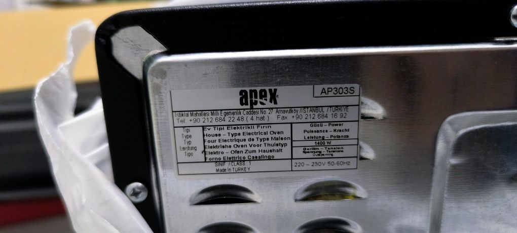 мини печь Apex ap303s