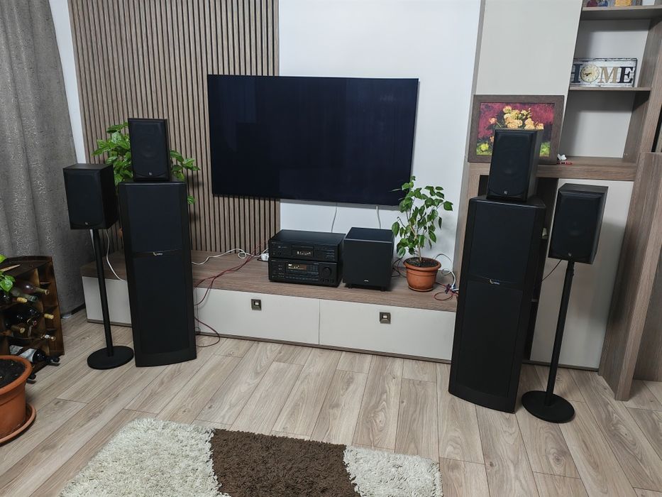 Set boxe Infinity – Kappa 80 + BU-80 + 4x Alpha 10 – stare impecabila