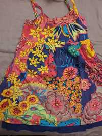 Rochie fete, multicolor, 140, stil Desigual