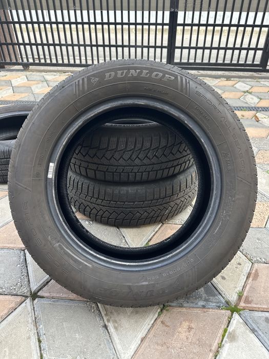 Set 4 anvelope 205/60 R16 Continental + Dunlop — 600 lei toate”