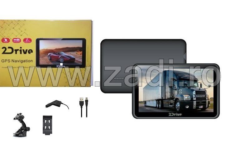 GPS pentru camioane si autoturisme, ecran 7"-garantie 2 ani