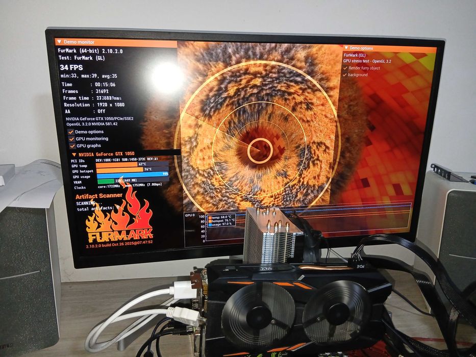 Nvidia GTX 1050 - GIGABYTE WindForce 2X OC