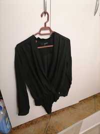 Bluza subțire cu bady neagra eleganta mărimea S