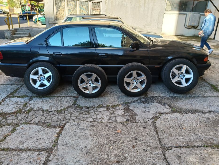 215/65 R16 BMW зимни гуми прифил 8,5 с алу джанти 7jx16H2