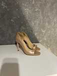 Sandale piele, nude, 38