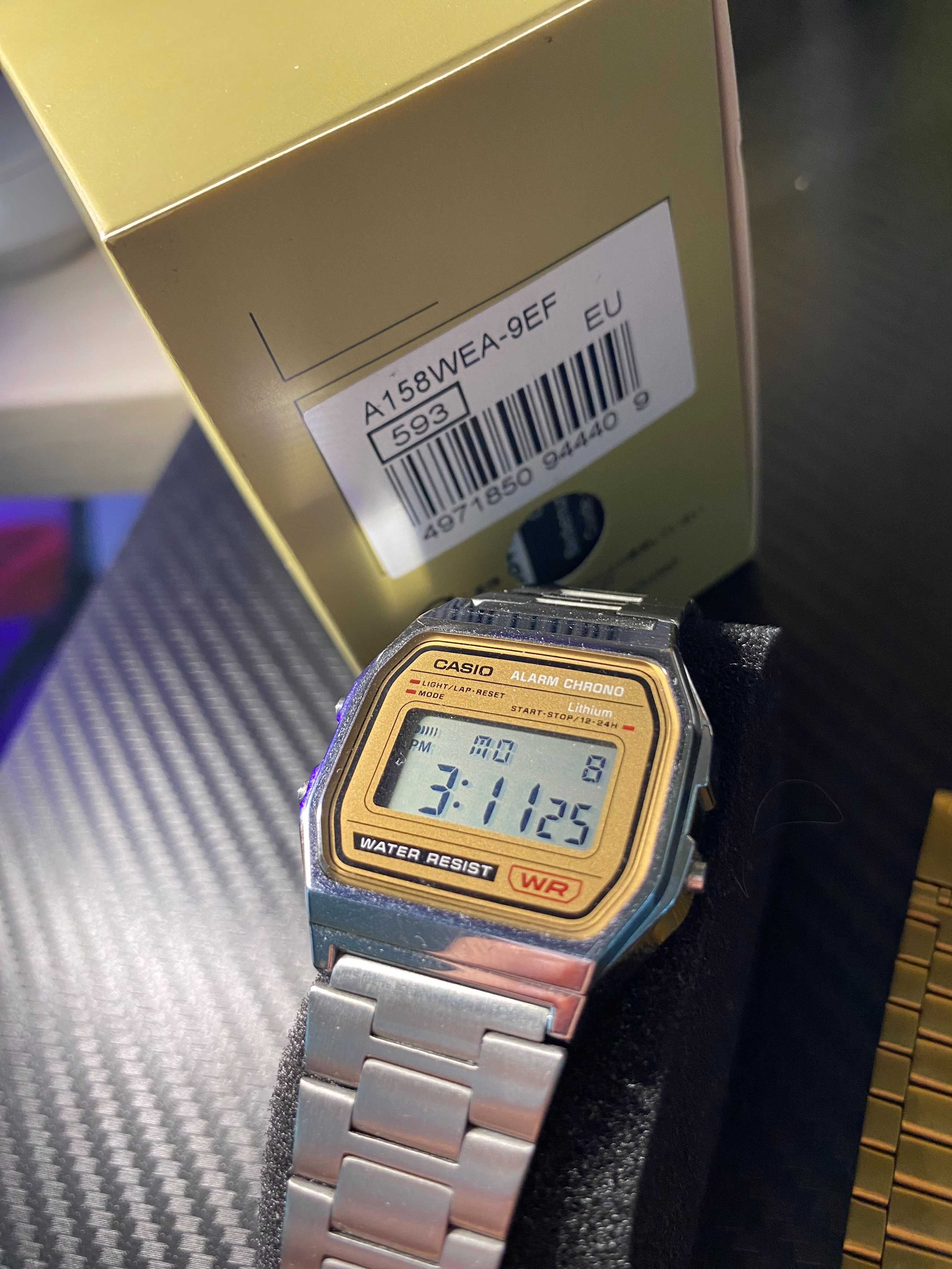 Casio Vintage Watch / Gold and Silver / часовници