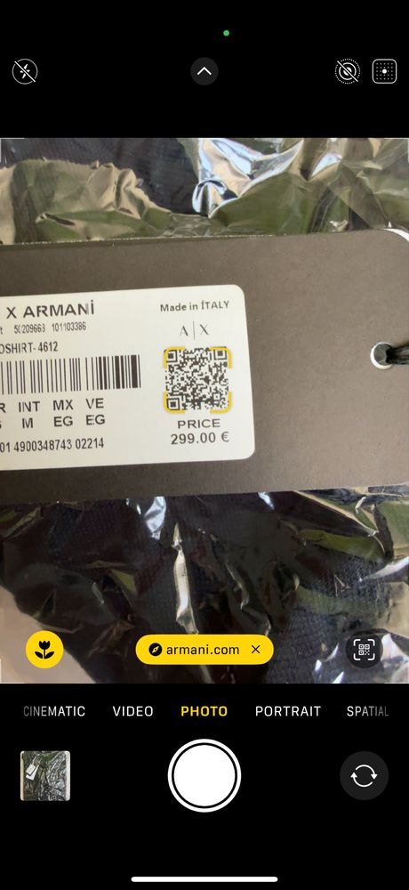 Чисто нова тениска Armani  exchange