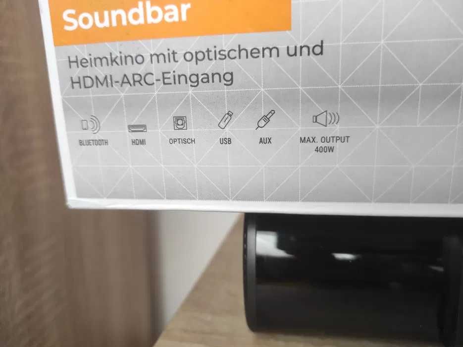 Soundbar cu telecomanda DENVER4030K 2X20 W, noua-160 lei