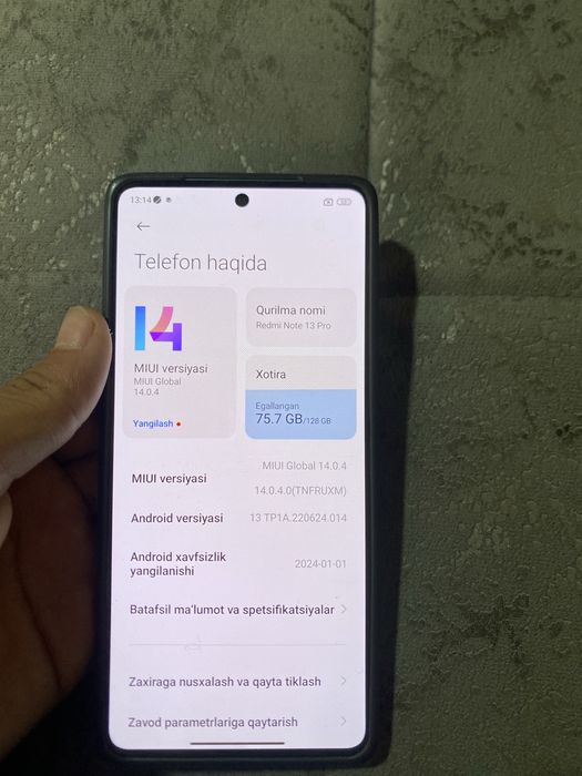 Redmi note 13 pro 128 Gb