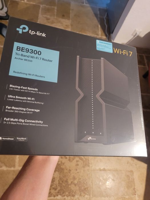 Router TP-Link BE550 Wi-Fi 7 – Nou, Sigilat, Garanție 3 ani