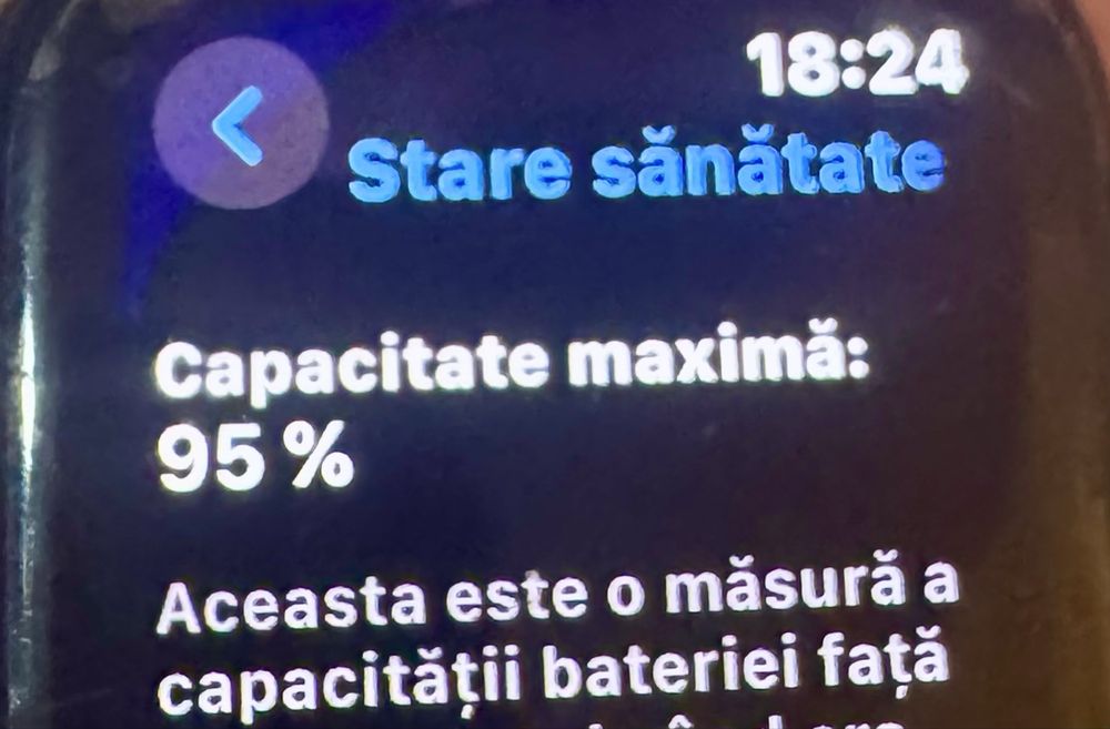 Apple Watch SE ~ generatia 2 ~44 mm Midnight~in stare impecabila!