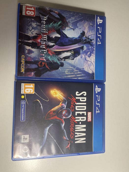 Игры для PS4: Spider-Man Miles Morales + Devil May Cry 5