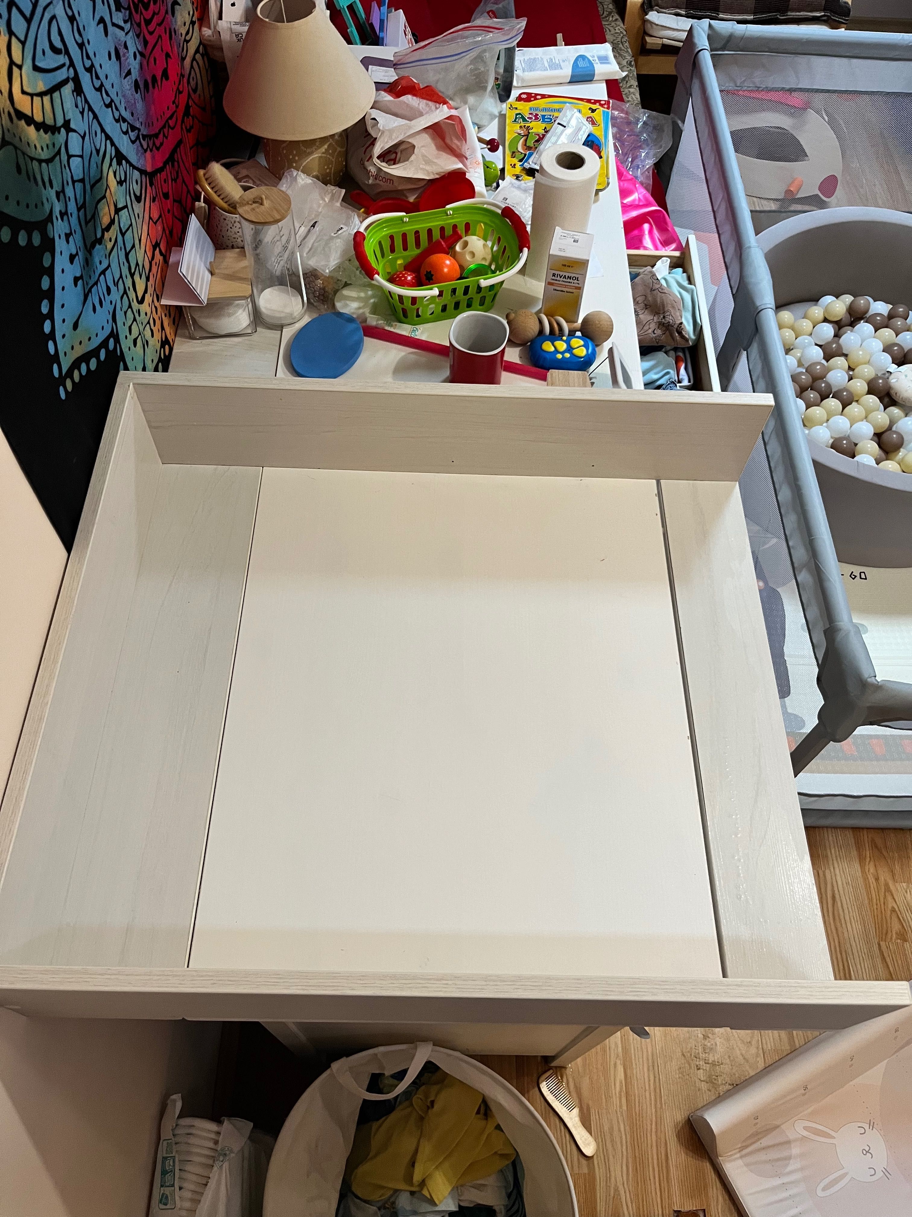 Дървена приставка за повивалник за скрин HEMNES ИКЕА