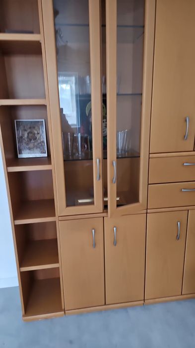 Biblioteca lemn masiv