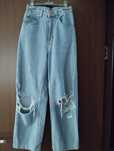 blugi h&m rupti marimea 32(xxs)