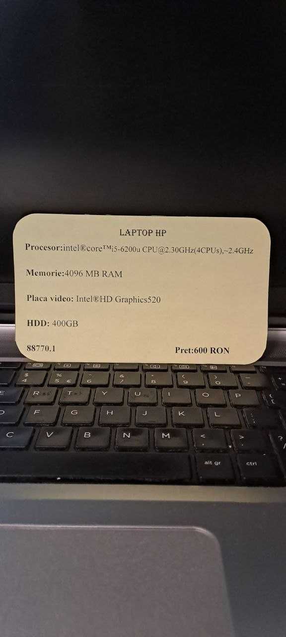 Laptop Hp (tec)star amanet