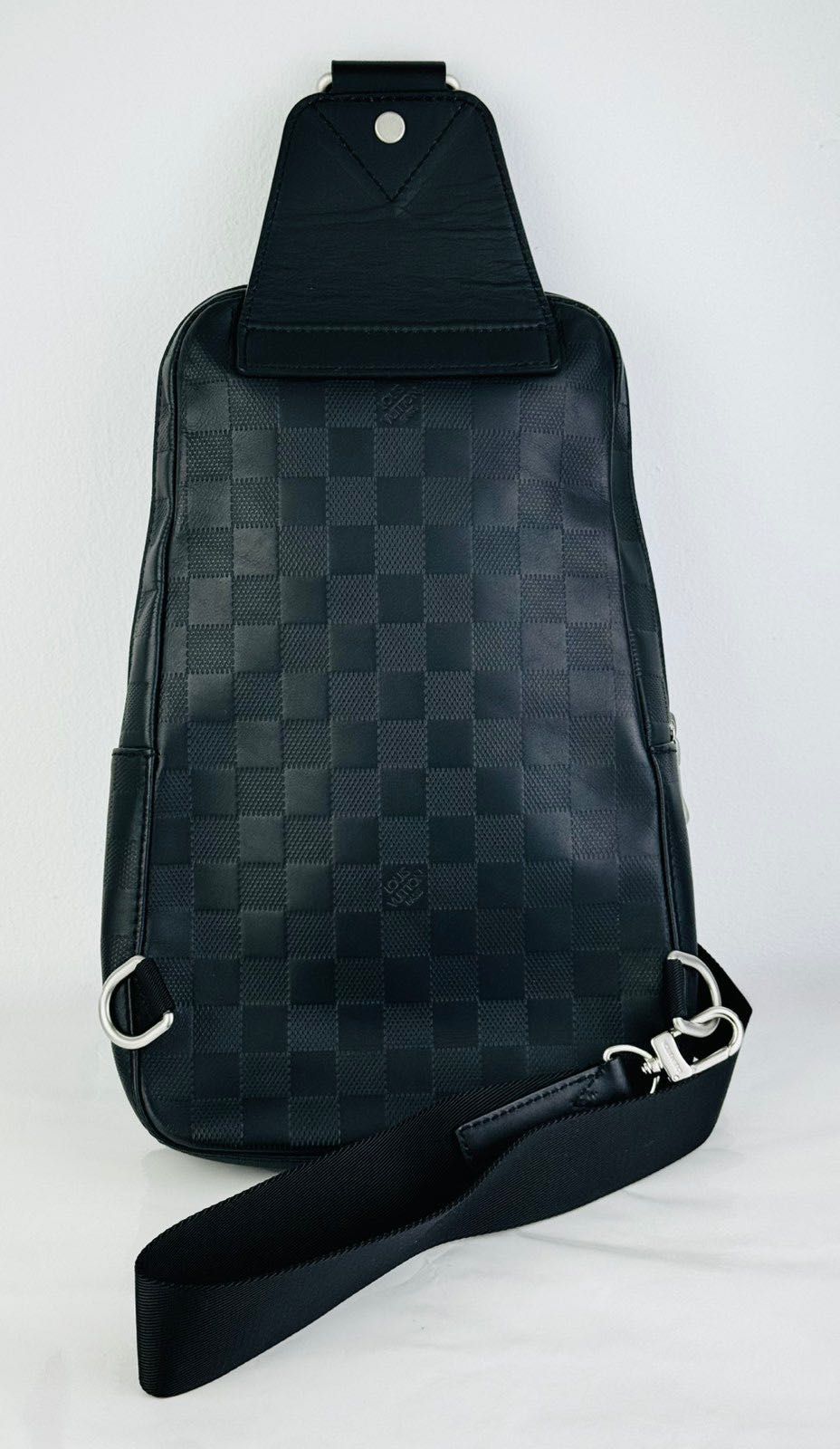 Чанта LOUIS VUITTON Damier Infini Avenue Sling Backpack Blue Black