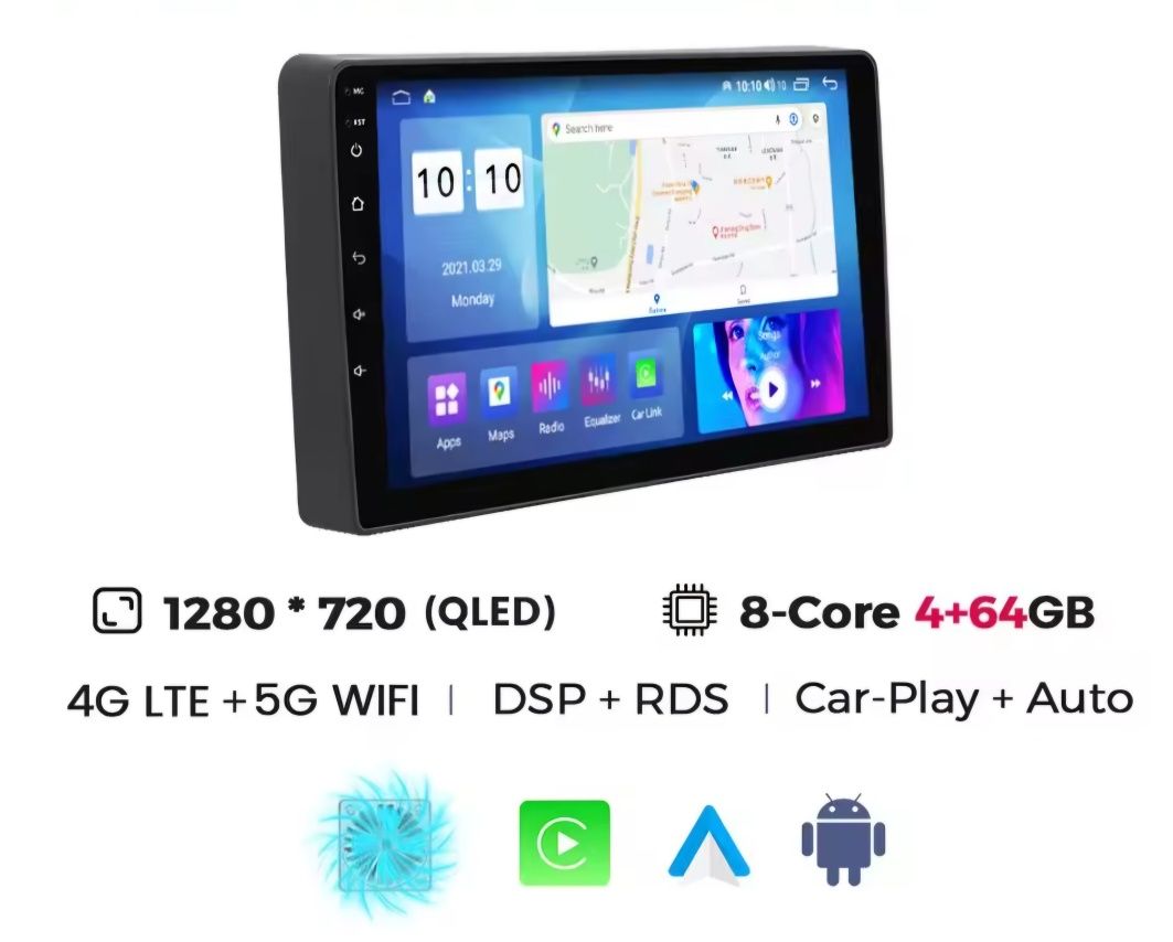 9" МУЛТИМЕДИЯ ЗА OPEL С GPS CarPlay Android Auto