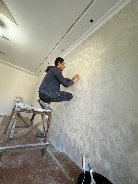 Malyar 1. Oboy yopishtirish. Yevro remont. Malyarka sifatli va tez