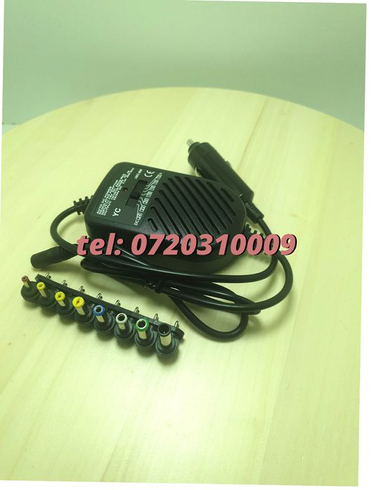Alimentator Auto Universal Laptop12v 8 Capete Schimb