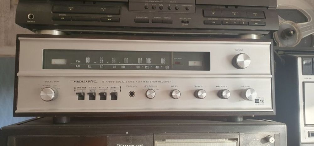 Продаётся дека Technics rs-tr212, и Realistic sta-65b sterio recever