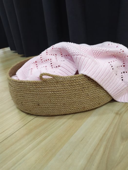 Джутовая корзина