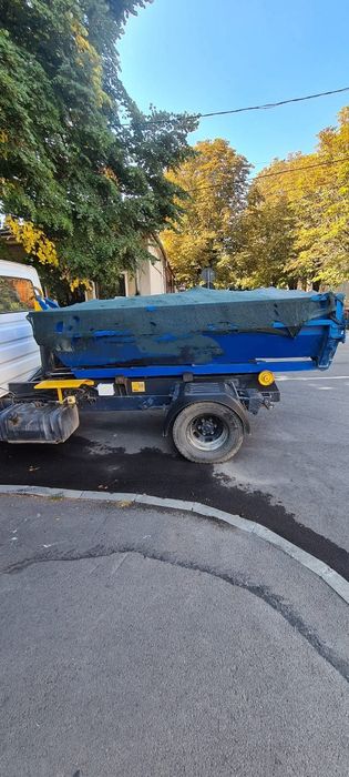 Transport moloz container moluz bena detasabila gunoi targa skip