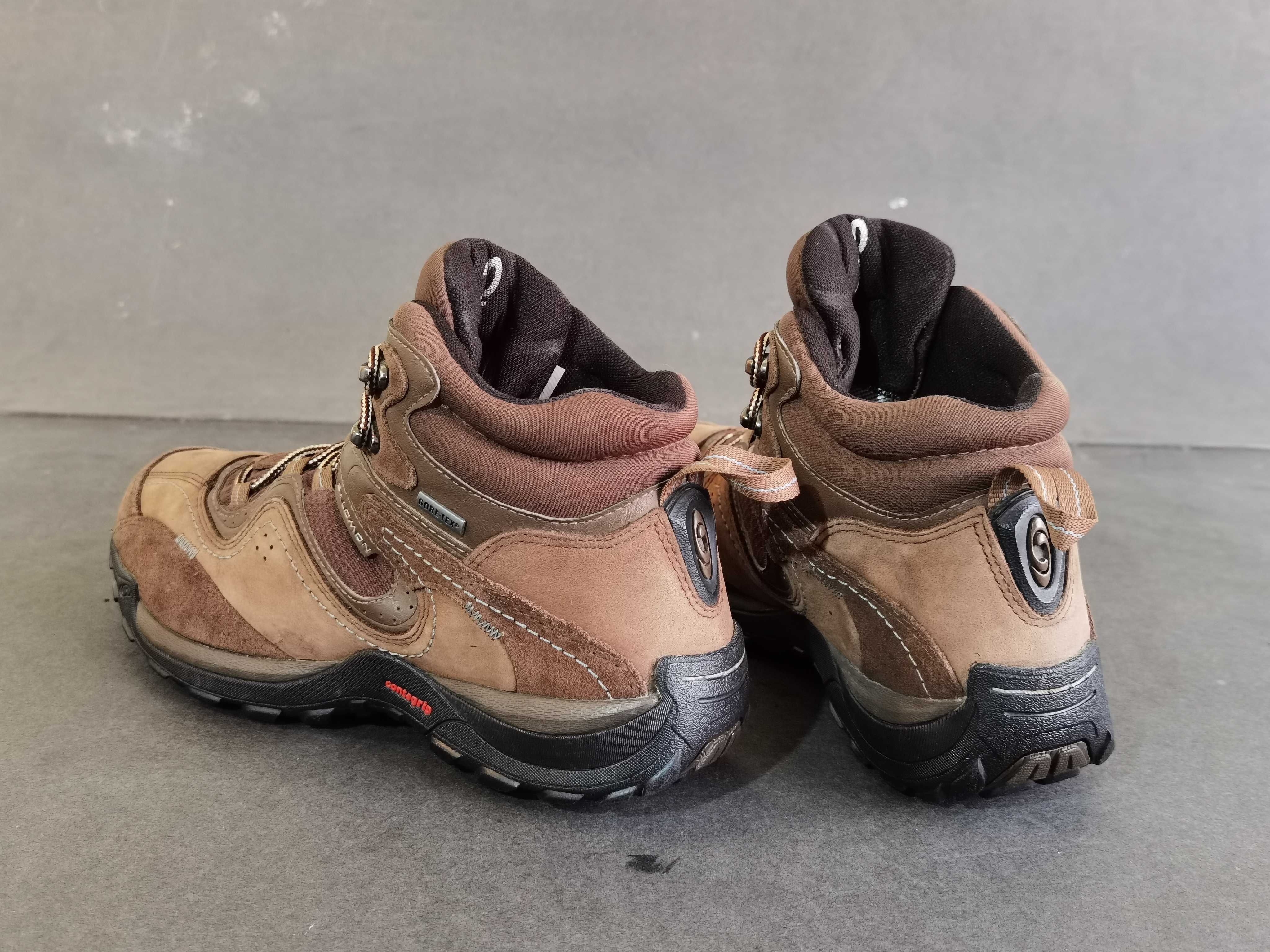 Bocanci PIELE  39 40 Ghete munte dama copii SALOMON GORETEX Ca NOI