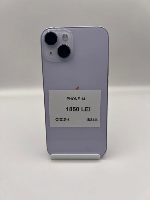 iPhone 14, memorie internă 128gb, stare foarte bună