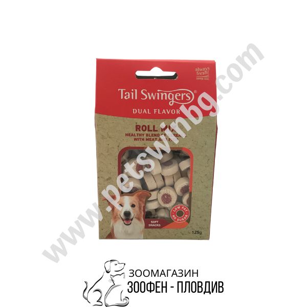 TailSwingers Dual Flavor - Heart/Roll Mix - Salmon/Lamb Rice - 4 вида