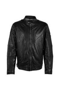 Geaca de Piele Barbati Gipsy Neagra Thido