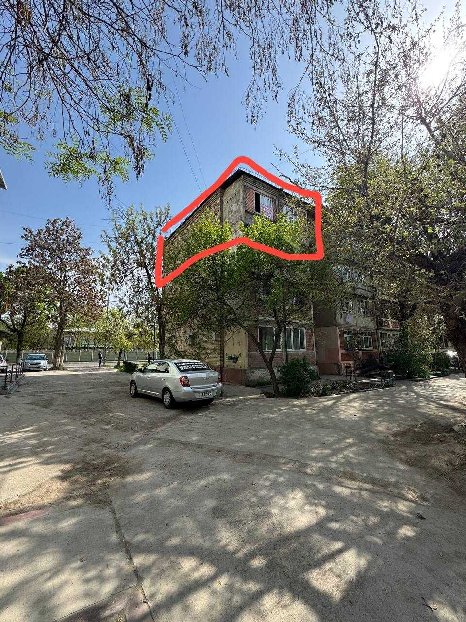 3-комнатная квартира в Авиасозлар-3!   3/4/4 Кадышева базар. (СВОЯ)