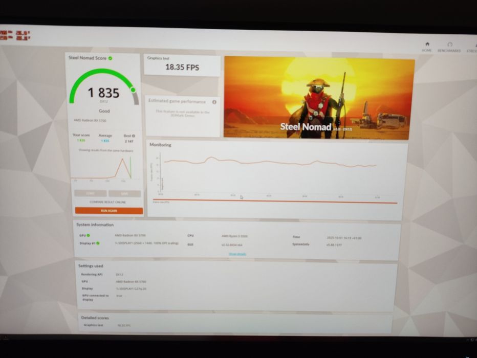 Pc (Rz 5 5500, 16 gbddr4 3200 mhz,  Rx 5700, SSD 500gb )