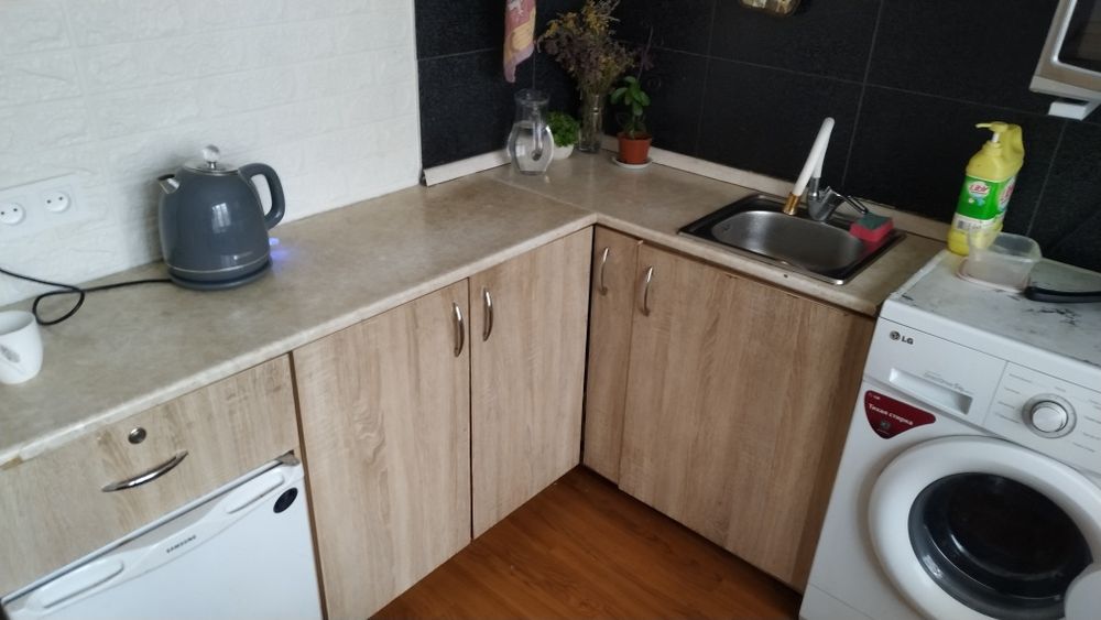 Отдам кухню, мойку, смеситель