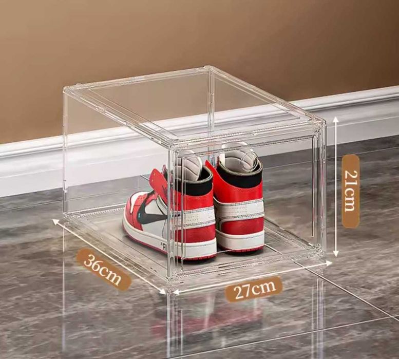 Cutie transparenta pantofi adidasi / clear display box