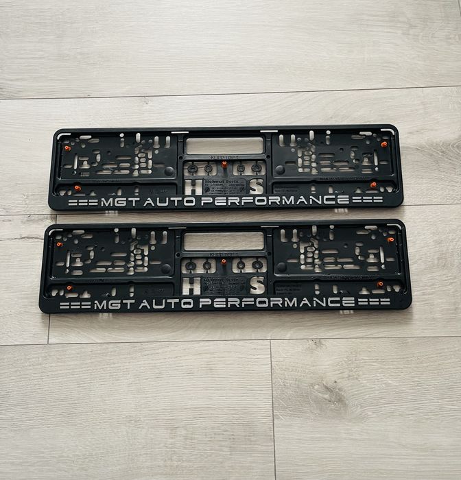 Оригинални немски подложки за номера за Mercedes/Porsche