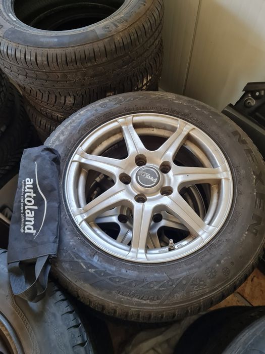 Jante megane 3 cu anvelope iarna 195 65 15