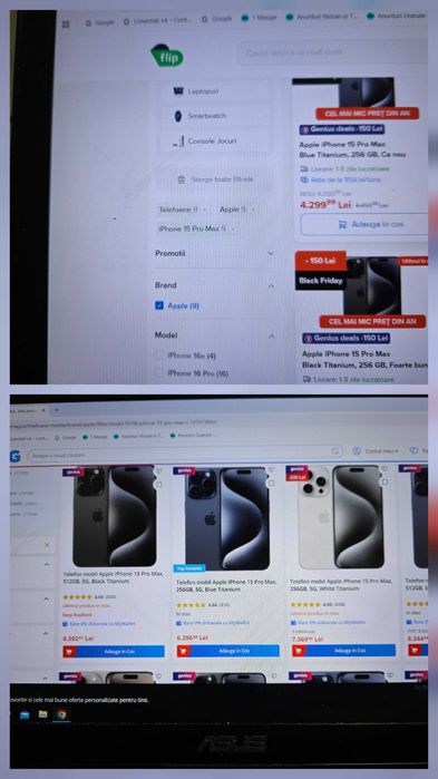 iPHONE 15 Pro Max,aspect de Nou !,funct.perfect !,pachet compl.+bonus