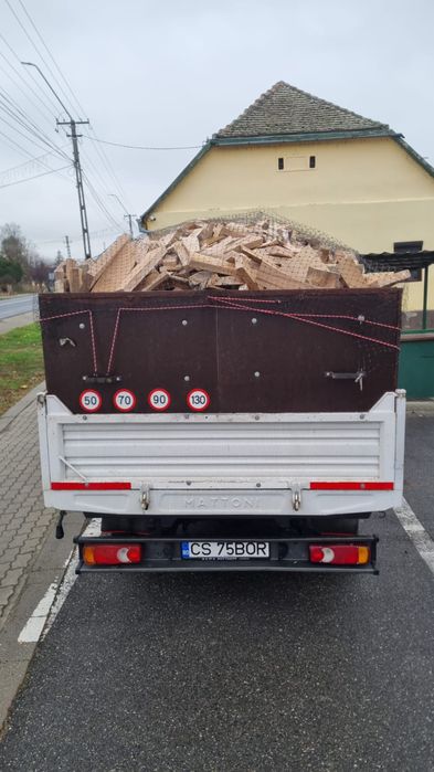 Vând lemne foc , deșeuri esență bună oriunde in Caraș Severin