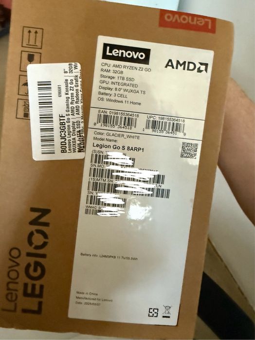 Consola Lenovo Legion Go S - 32Gb Ram - 1TB SSD - Nou - Sigilat