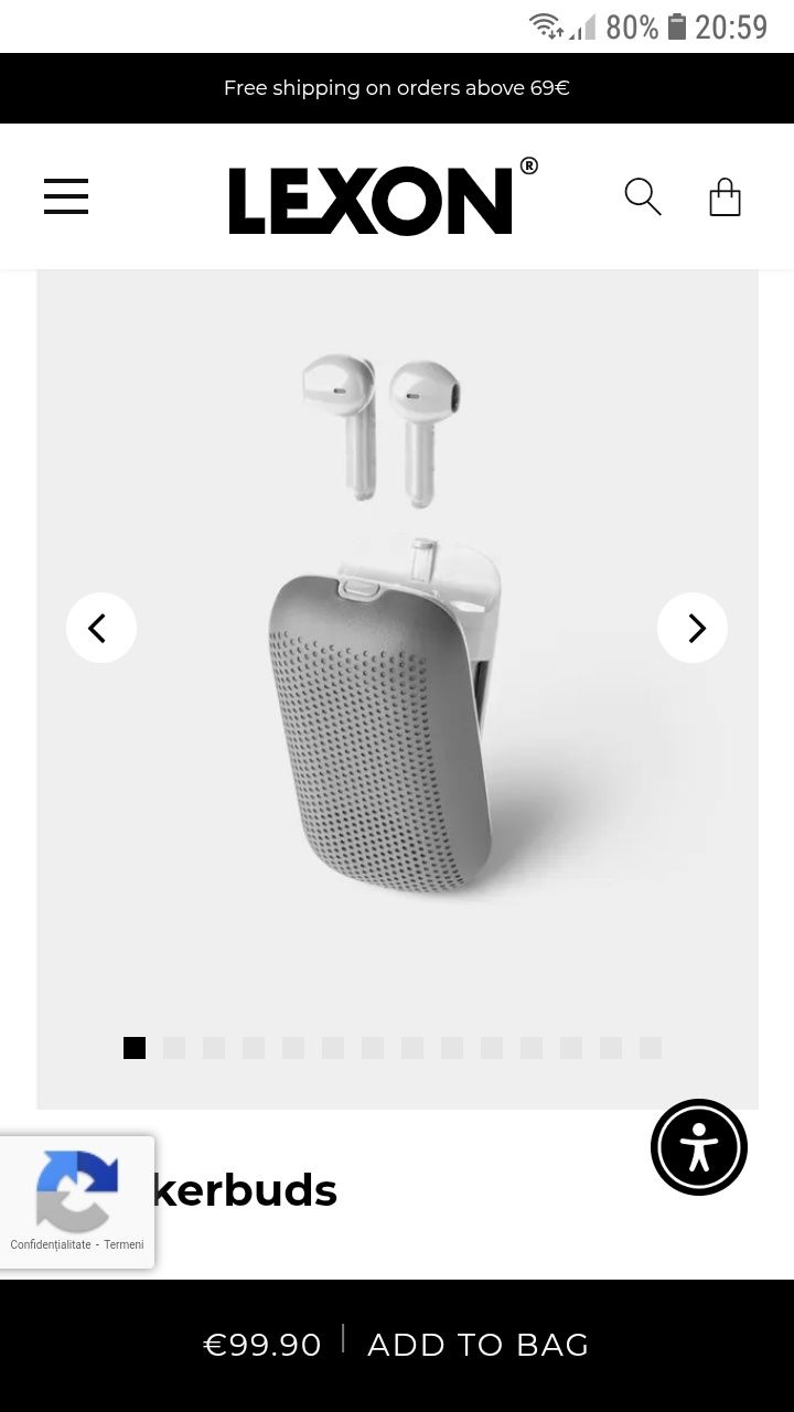 Lichidare de stoc vand casti Lexon Speakerbuds casti wirelles 2 i