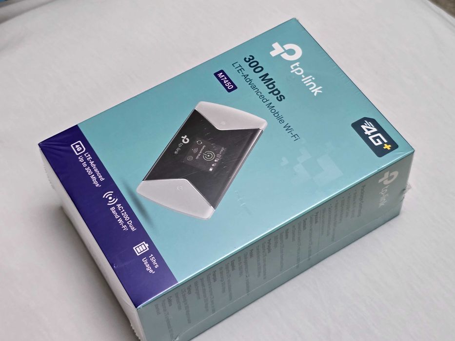 Router portabil TP-Link M7450, Dual-Band, 300Mbps, 4G LTE Sigilat!